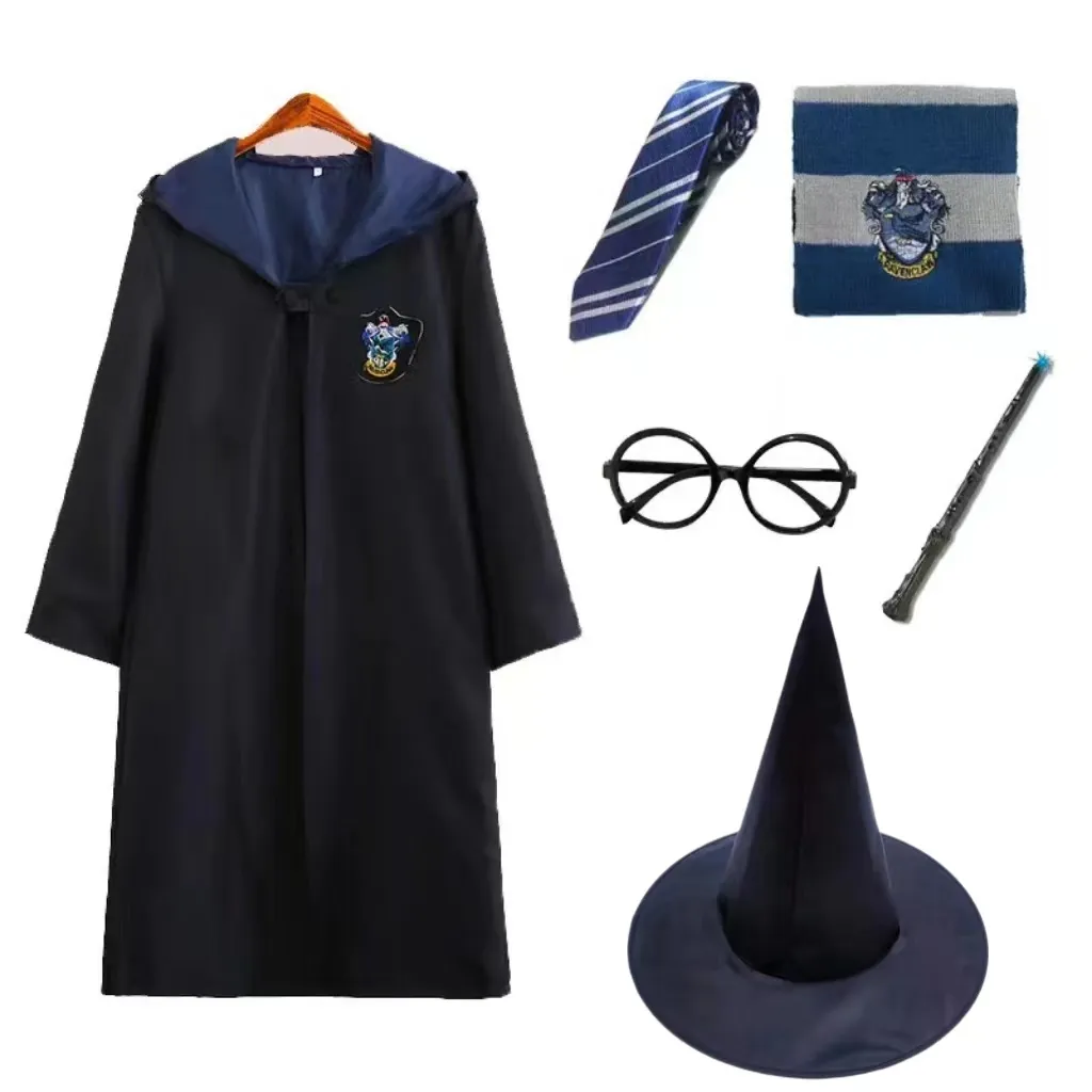 Hot new Halloween cosplay movie costume magic robe jacket six Piece set04